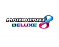 Official logo of the Mario Kart 8 game, included with the giveaway